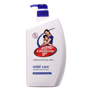 lifebuoy body wash mild care with milk cream 1ltr 