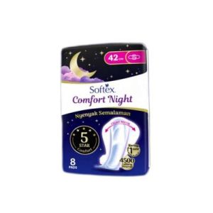 Softex Comfort Night Wings 8Pads
