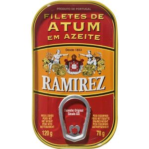 filetes de atum em azeite ramirez 120gr