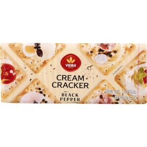 Cream Cracker Black Pepper 200g 