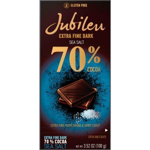 Chocolate 70% cacau flor de sal jubileu 100g