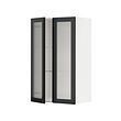 Wiho anthracite wall cabinet 2 door 1 shelf  W:100cm/4555-H100z