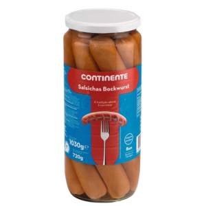 Continente Bockwurst 8s 720g