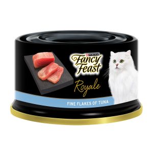 PURINA FANCY FEAST ROYALE FINE FLAKES OF TUNA 85G'
