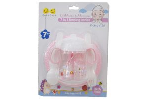7 In 1 Feeding Series With Nozzle ( pink) 