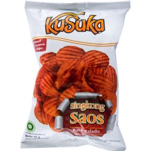 Kusuka Saos Singkong Rasa Balado 60g