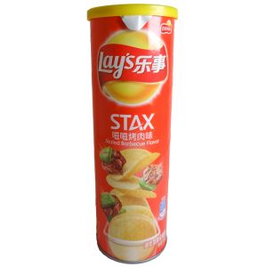 lays 乐事 stax sizzled barbecue flavor 88g 