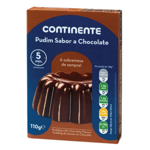 Continente Pudim Sabor a Chocolate 110g