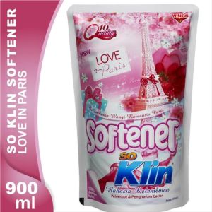 so klin softner  love in paris 900ml 