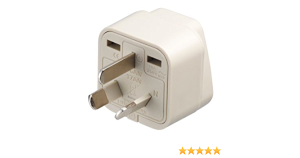Plug Adapter - U.S. to Australia, New Zealand, or China