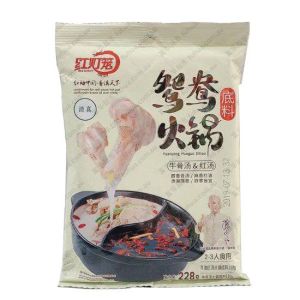 hotpot beef bone broth鸳鸯火锅牛骨汤&红汤118克