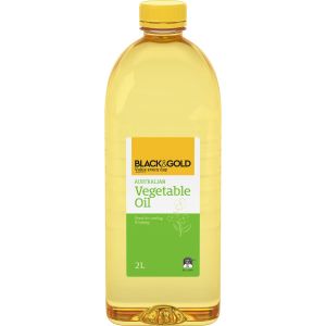 Black and Gold Vegetable Oil 2L