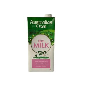 australian's own skim milk 1l