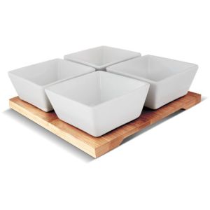 serving bowls 4 pcs 19x19 cm 