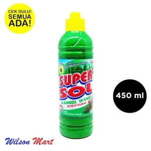 super sol pine karbol wangi 450ml
