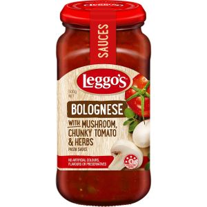 Leggos Bolognese Mush Chunky Herb 500g