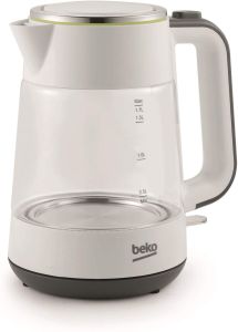 BEKO 1.7L GLASS KETTLE WHITE # WKM6321W