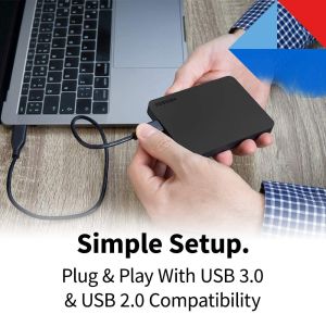  Toshiba (HDTB420XK3AA) Canvio Basics 2TB Portable External Hard Drive USB 3.0