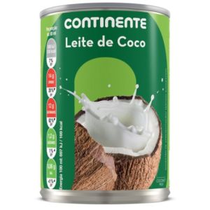 Leite coco continente 400ml