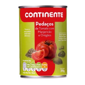 Tomate Pedacos Manjericao E Oregaos 390g
