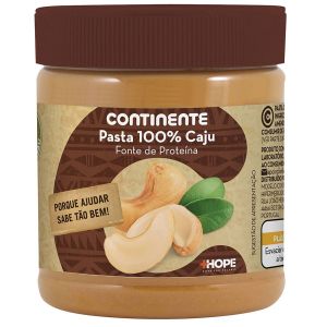 Pasta 100% caju continente 180gr
