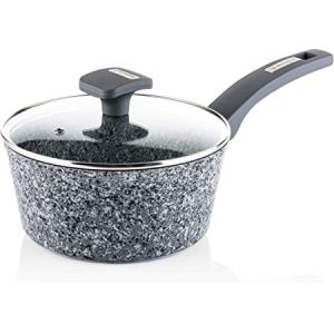 WESTINGHOUSE 24CM SAUCEPAN W/GLASS LID #WCSP0009024MBB