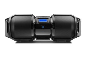 SHARP 100W PORTABLE BOOM BOX SPEAKER FM RADIO/  BLUETOOTH #GX-BT9HX (BK)