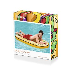  Bestway 6'3" X 43"/1.90M X 1.09M Hot Dog Pool Lounge