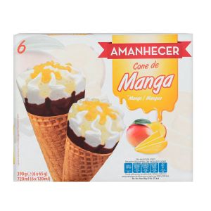 gelado amanhencer cones manga 6un 