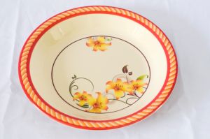 Orange flowering plates