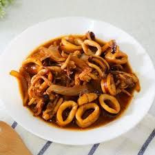 Cumi saus inggris