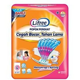 lifree popok perekat 8pcs L