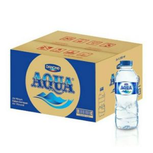 Aqua Danone mineral water 330ml carton 