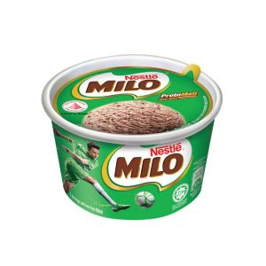 Es krim Nestle Milo Rasa Coklat Dengan coklat malt cup 100 Ml