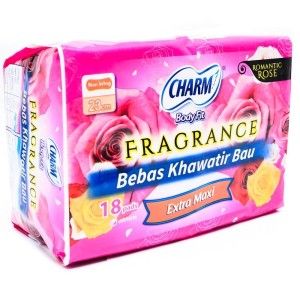 charm  body fit  extra  maxi wing 18pads 