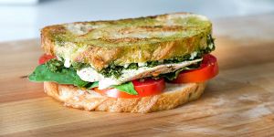 Chicken, Cheese, Tomato and Pesto