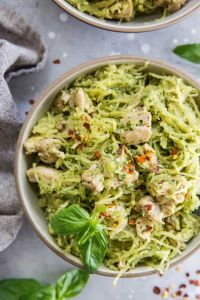 chicken pesto spaghetti