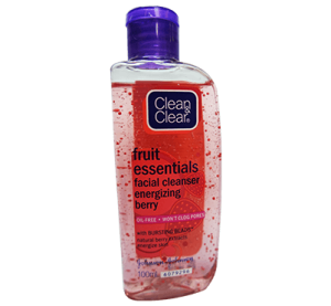 clean & clear fruit essentials berry 100ml 