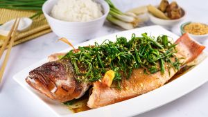 Steamed Fish W Honkong  Style