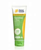 Cancer Council Kids+zinc Sensitive 75ml