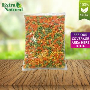 frozen mix vegetables (green peas,sweet corn,diced carrot) 500gr