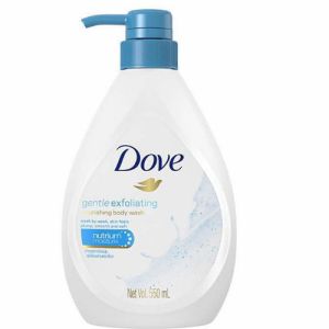 DOVE BODY WASH GENTLE EXFOLIATING 550ML