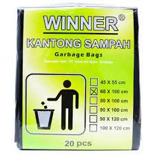 WINNER GARBAGE BAG 100X120CM 20PCS