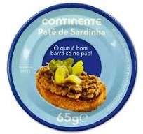 Continente Pasta Sardinha cnt 65G