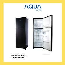 AQUA 2 Door Kulkas AQR-D270(DG) 220 L