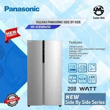 panasonic Multi Door Kulkas NR-SC631BWSD 592L