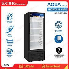 AQUA Show Case  Freezer AQB-181GO 180L