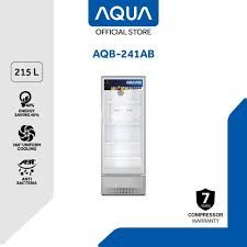 AQUA Show Case Freezer AQB-241AB 215L
