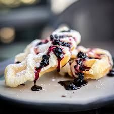 Croffle with Almond Blueberry