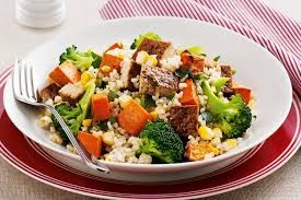 TOFU (Seasonal Vegetables + Salad + Rice)